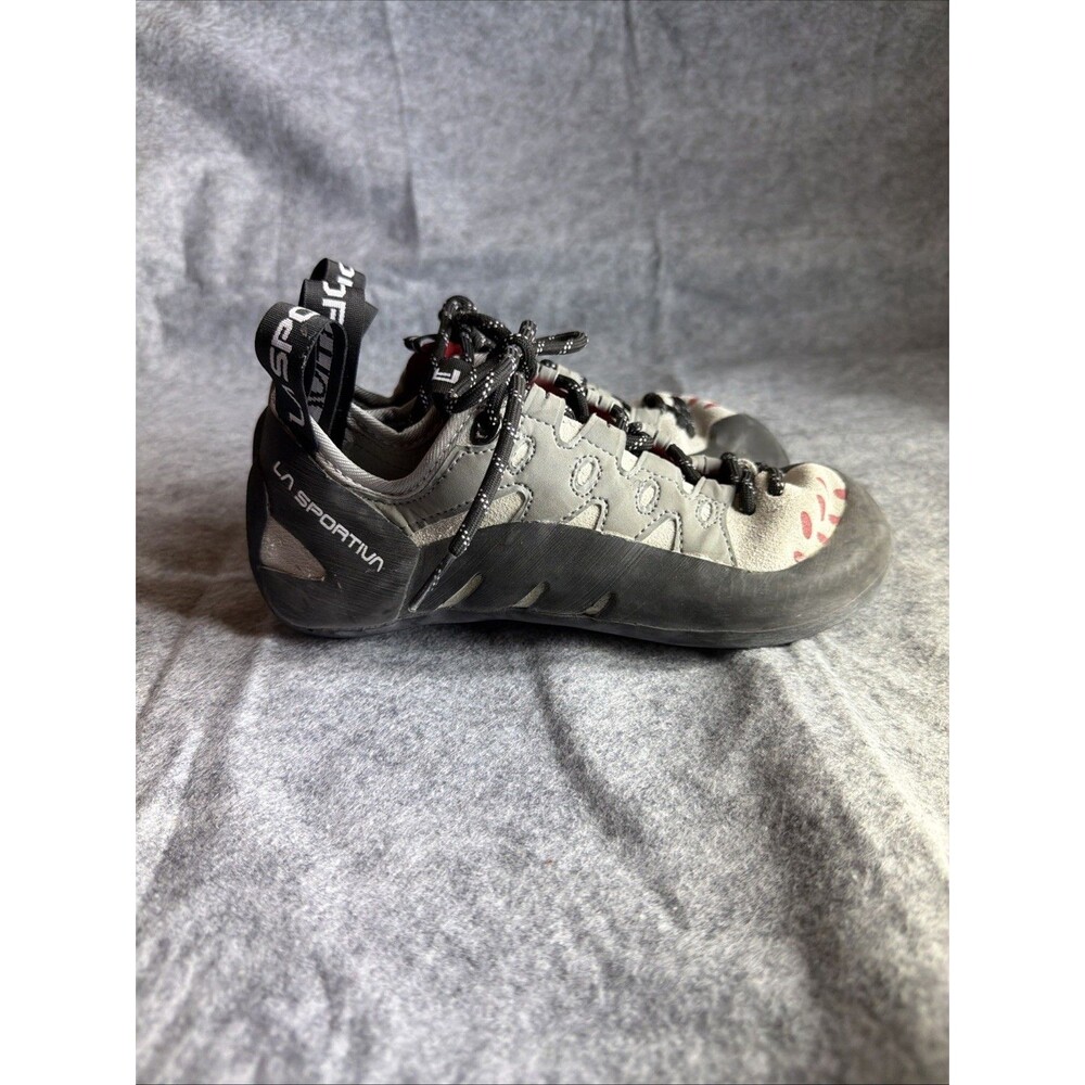 La Sportiva Tarantulace Climbing Shoes Mens Size EU 37 US 5 Black Gray Red